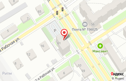 БизнесСофт на Рабочем проспекте на карте