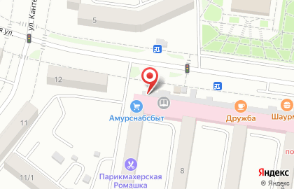 Магазин товаров для дома Амурснабсбыт на Институтской улице на карте