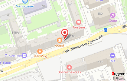 Салон текстильного дизайна a Priori на улице Максима Горького на карте
