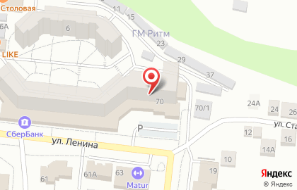 Адвокатский кабинет Орлова Ю.В. в Зеленодольске на карте