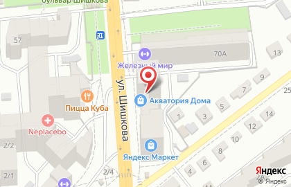 Магазин Акватория в Воронеже на карте