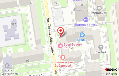 Транспортная компания Автостандарт на улице Семьи Шамшиных на карте