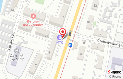Офис продаж Билайн на Краснореченской улице на карте