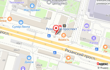 Салон связи МТС на Рязанском проспекте, 75 к 2 на карте
