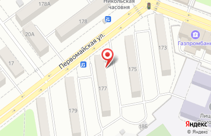Торгово-монтажная компания Окна Гранд на Первомайской улице на карте