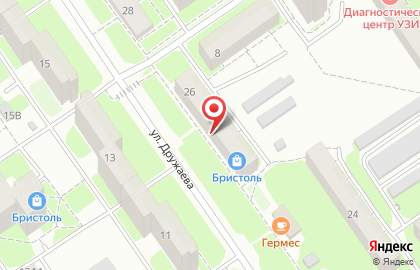 Магазин разливных напитков Пивоман в Автозаводском районе на карте