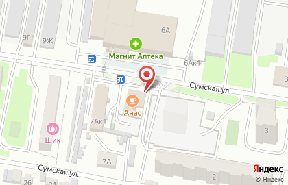Киоск Xan Doner в Октябрьском районе на карте