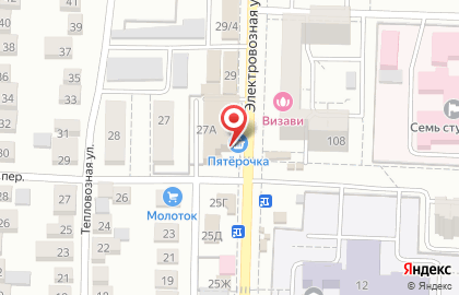 Магазин Ниточка-иголочка в Железнодорожном районе на карте