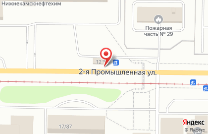 Магазин Калинка на Промышленной улице в Нижнекамске на карте