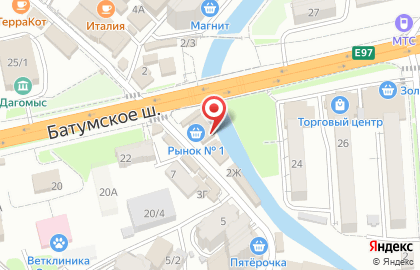 Зоомагазин Счастливый Питомец в Лазаревском районе на карте