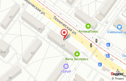 Мини-маркет Пив & Ко на Технической улице на карте