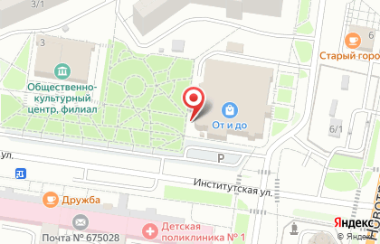 Интернет-магазин книг Лабиринт.ру на Институтской улице на карте