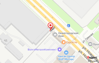 ВолгаОптТорг на улице Новикова-Прибоя на карте