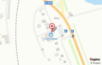Склад-магазин Светофор во Владивостоке на карте