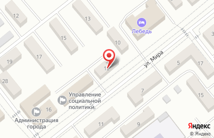 Магазин хозтоваров и бытовой химии Аура, магазин хозтоваров и бытовой химии на улице Мира на карте