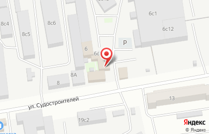 ТехноДекор на улице Судостроителей на карте