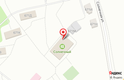 Детский оздоровительный лагерь Солнечный на Приморском шоссе на карте