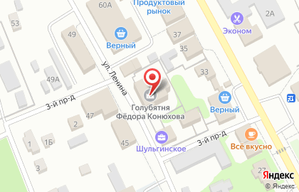 Земельно-кадастровое бюро на улице Ленина на карте