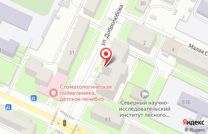 Оптово-розничная фирма Стегозавр на улице Добролюбова на карте