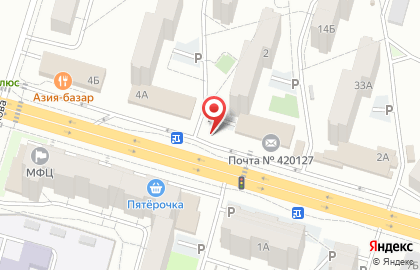 Киоск по продаже печатной продукции Pressmarket_kzn в Авиастроительном районе на карте