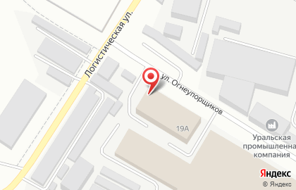 Интернет-магазин автотоваров Parts66.ru на улице Огнеупорщиков на карте