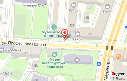 Ресторан в Санкт-Петербурге на карте