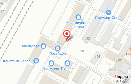 Торговая компания Натяжные потолки №1 в Советском районе на карте