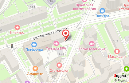 Торгово-ремонтная фирма Булат-НН на улице Максима Горького на карте