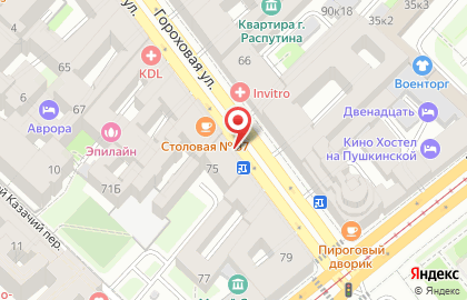 Товары для Дома и Дачи на Гороховой улице на карте
