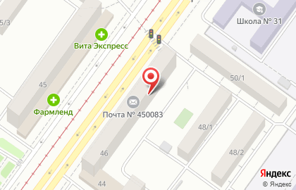 Банкомат АКБ Башкомснаббанк на улице Рихарда Зорге на карте