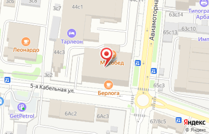 Компания АУРА на Авиамоторной улице на карте