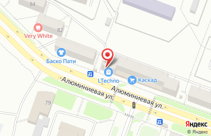Комиссионный магазин Ltechno на Алюминиевой улице на карте