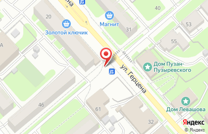Продуктовый магазин МиМП на улице Герцена, 20/2 киоск на карте