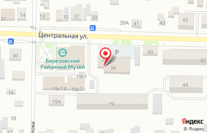 Билайн - Интернет-провайдер на Центральной улице на карте