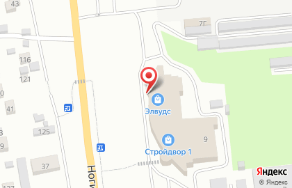 Служба доставки и логистики Сдэк на Северной улице на карте