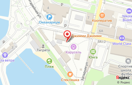 Ресторан японской кухни TORA на карте