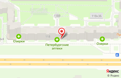 Петербургские аптеки в Санкт-Петербурге на карте