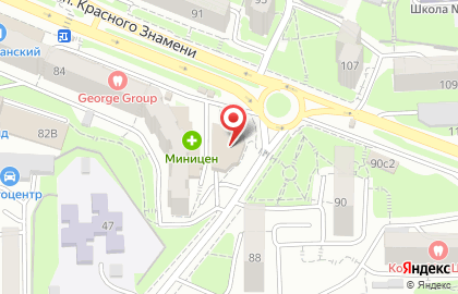 Сеть супермаркетов Фреш25 на проспекте Красного Знамени на карте