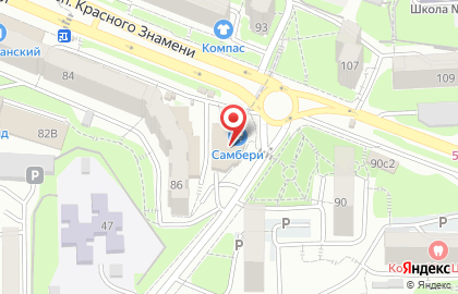 Сеть ювелирных салонов Магнолия на проспекте Красного Знамени на карте