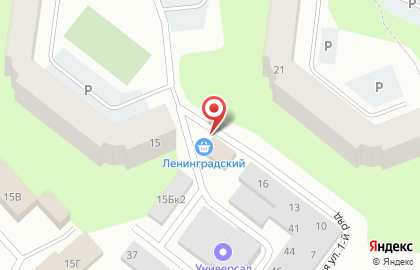Магазин Ленинградский на карте