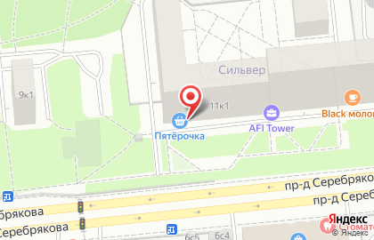 Автошкола АвтоГарвард на проезде Серебрякова на карте