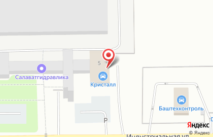 Автосервис Кристалл на Индустриальной улице на карте
