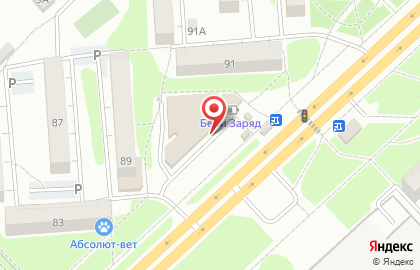 Гипермаркет Пятёрочка на Космическом проспекте на карте