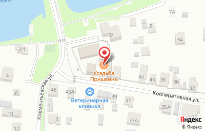 Ресторанно-гостиничный комплекс Пришвинъ на карте