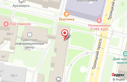 Министерство здравоохранения Архангельской области на карте