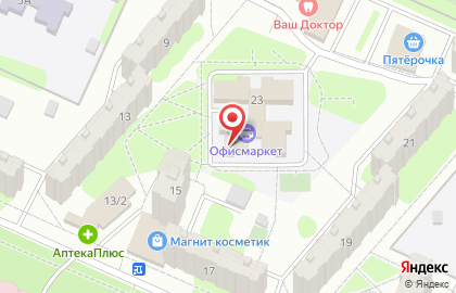 ОфисМаркет на улице Свердлова на карте