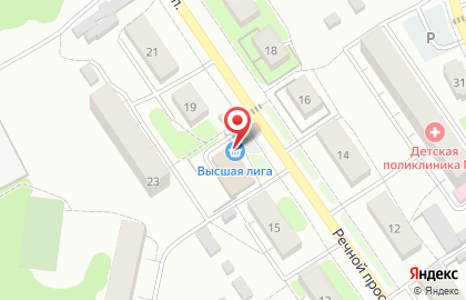 Аптека Антей в Речном проезде на карте