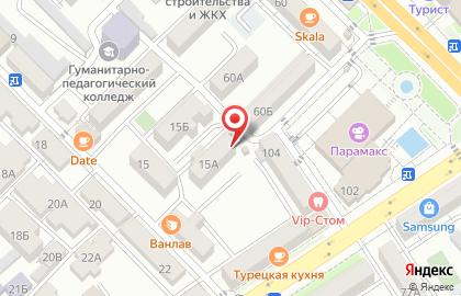 Продовольственный магазин Амина в Советском районе на карте