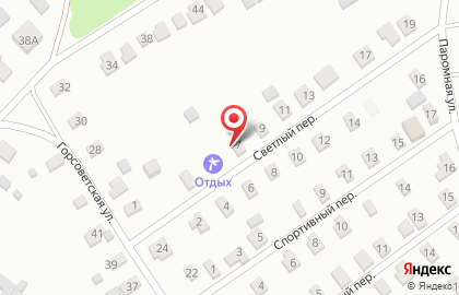 Гостиница Отдых, гостиница в Светлом переулке на карте