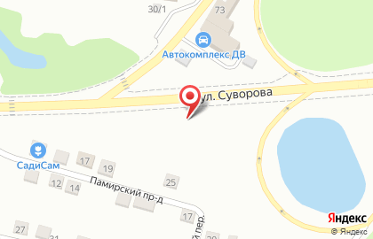 Мандарин на улице Суворова на карте